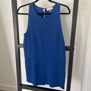 Babaton blue romper with pockets